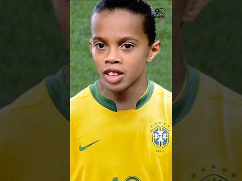 "Ronaldinho… El ‘Pequeño Ronaldo’ que conquistó el mundo 🌎⚽ #Ronaldinho #Brasil #Fútbol #Leyenda