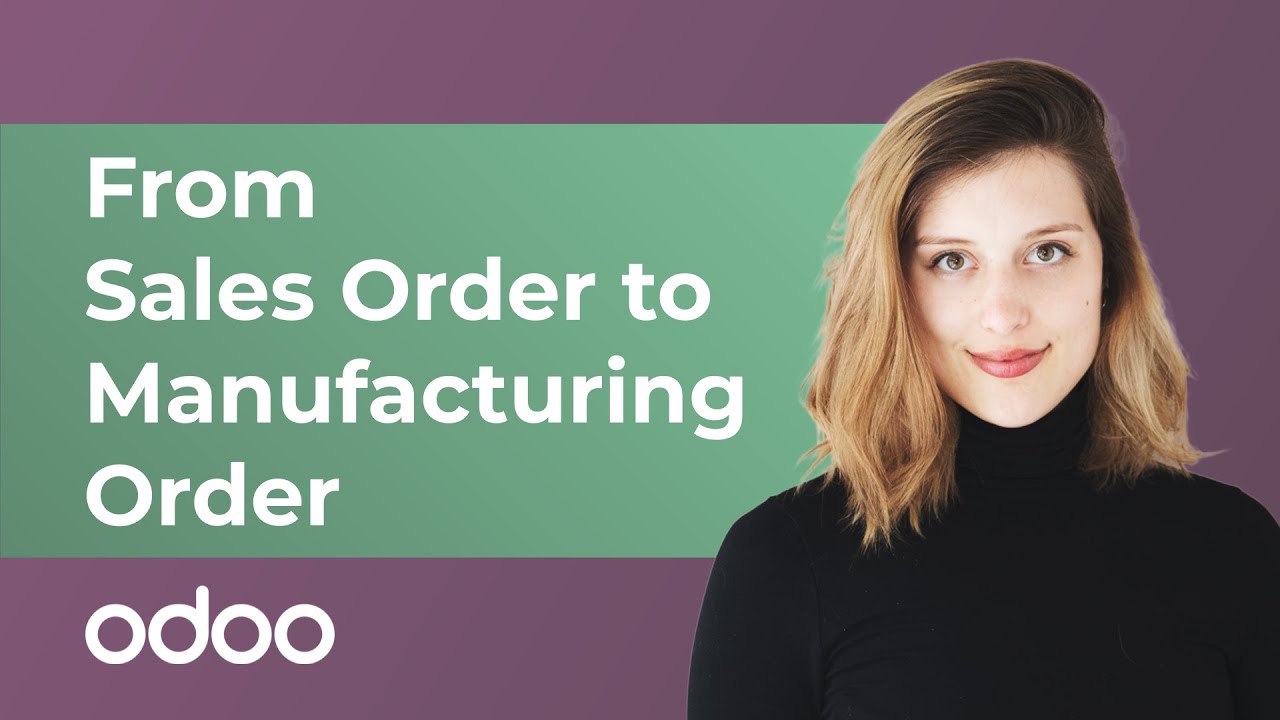 From Sales Order to Manufacturing Order | Odoo MRP | 11/24/2021

Learn how to integrate your sales inside your manufacturing flow. Test your knowledge and learn all Odoo apps at ...