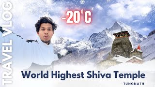 World’s Highest Shiva Temple 😍 | tungnath | the prashant vines #vlog