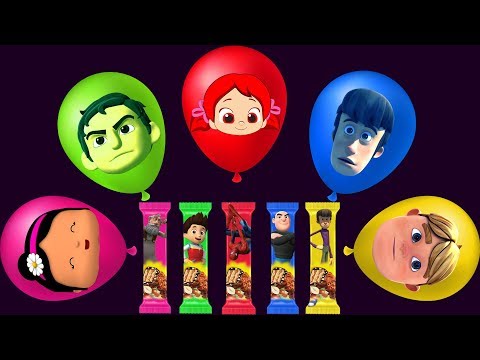 Niloya, Keloğlan, Gürgen ve Pepee Çikolataları ile Renkleri Öğreniyoruz