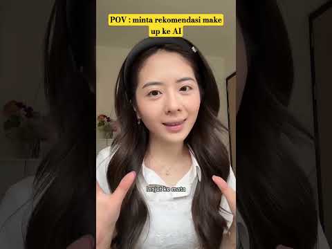 menurut kalian cocok g make up rekomendasi dari AI untuk ci Jen? #shorts #makeup #mua #trending