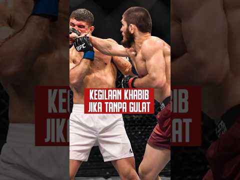 Yang terjadi saat khabib tak mau gunakan teknik gulatnya🔥