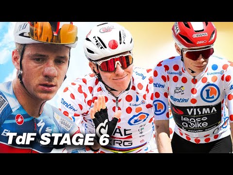 Polka Dot Jersey BEEF + Remco’s Quitting Soudal QuickStep – Wild Ones TdF Stage 6 Highlights