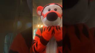 Meeting Tigger @Crystal Palace in Magic Kingdom🧡 #DisneyWorld #crystalpalace  #magickingdom #Tigger