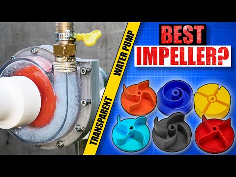 Testing Different Water Pump IMPELLERS Performance and Efficiency - SEE INSIDE THE WATER PUMP