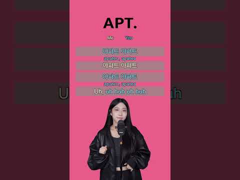 ROSÉ & Bruno Mars - APT. | Singing Duet Challenge 🎤 | Sing with me #shorts
