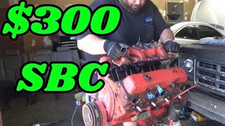 Budget Small Block Chevy 350 Build Part 1.  (Built On A Budget)