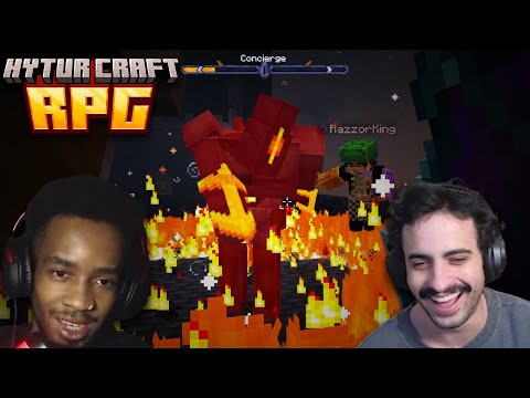 enfrentando o BOSS do minecraft RPG ☠️