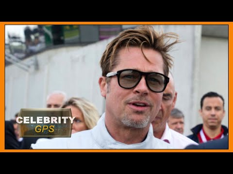 FANS think BRAD PITT FAINTED at LAS VEGAS GRAND PRIX - Hollywood TV