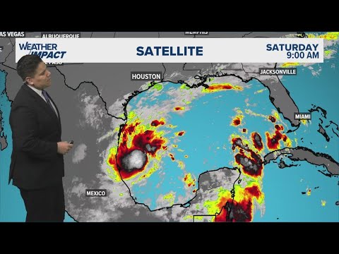 Tropical update: Tropical Depression 14 forms in southwestern Gulf of Mexico