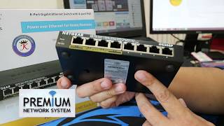 GS308P: 8-Port Gigabit Ethernet Switch with 4-Ports PoE