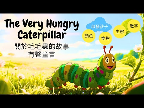The Very Hungry Caterpillar好餓的毛毛蟲: 故事富有啟發教育愉樂意🦋教育面向: 吃食物、變胖、進入繭、變蝴蝶及星期、數字、食物、蝴蝶生命週期