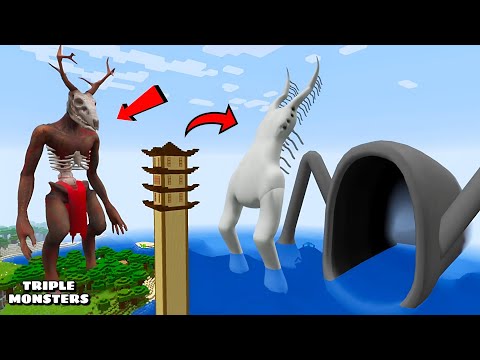 i Found Scariest WENDIGO, BIRD WITCHER and SEA EATER 😱 in Minecraft | Minecraft Horror |