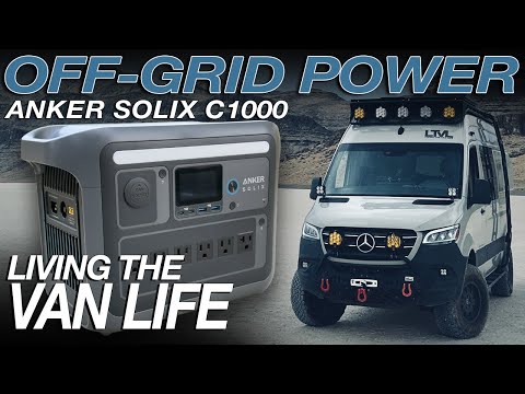 Cooking a Meal Off-Grid with an Anker SOLIX C1000 Portable Power Station | Living the Van Life