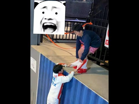 I never expected you #TikTok celebrity trampoline #professional actions please do not imitate