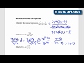Algebraic Concepts and Techniques