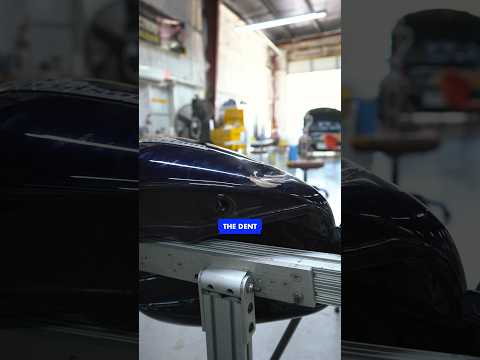 Super Hard Dent! | PDR Motorcycle Tank #shorts #pdr