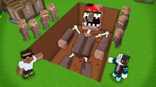 I Found A Buried Doorbin In Minecraft..