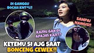 BONCENG CEWEK MALAH KETEMU SI AJG, SAMPAI NANGIS DI GANGGUIN‼️WAKTUNYA GAK TEPAT UNTUK NGELAWAN‼️
