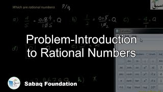 Problem-Introduction to Rational Numbers