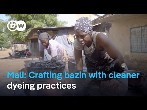 YouTube video thumbnail: Mali Artisans Adopt Safer, Eco-Friendly Dyes to Protect Health and Nature