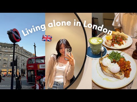 London summer vlog | brunch cafe, getting ready to move out, hot days📦