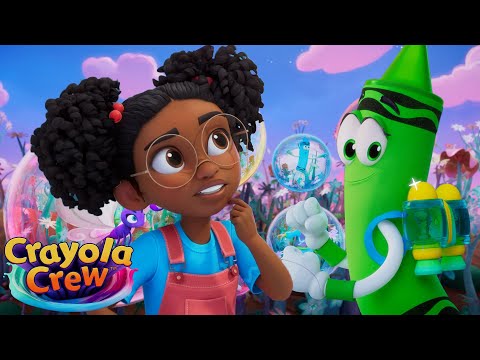 The Crew Gets a Flying Lesson | Crayola Crew 🖍️ | Cartoons For Kids | Animal Adventures