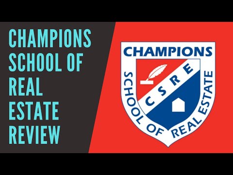 Champions School of Real Estate- Texas Real Estate Exam Prep- NEW Austin  Location - YouTube