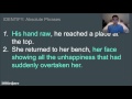 Understanding Absolute Phrases in Sentences