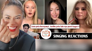 Randy Dongseu - Bule bule ini dibuat jatuh hati oleh pria Indonesia setelah di Nyanyiin ! | Reaction