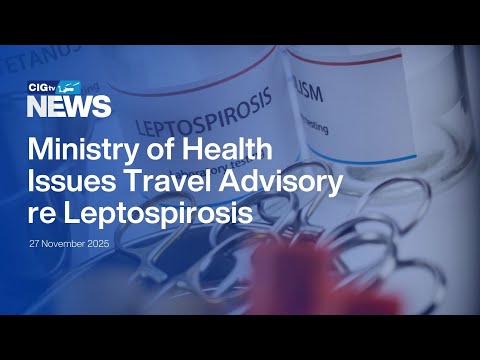 YouTube video thumbnail: Officials Advise on Leptospirosis Outbreak in Jamaica