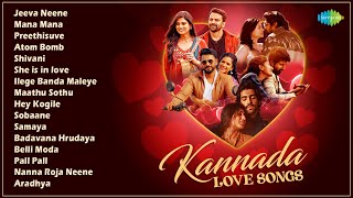 Kannada Love Songs - Audio Jukebox | Jeeva Neene, Mana Mana, Preethisuve, Atom Bomb, Shivani