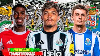 10 TRANSFERENCIAS CONFIRMADAS | RUMORES 25/26! Mosquera Benfica, W.Gomes Newcastle, Tahirovic Porto