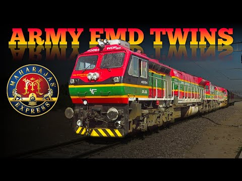 The Most Beautiful Diesel Locomotives with Maharajas' Express | World's leading luxury train