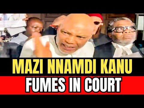 #BreakingNews! Mazi Nnamdi Kanu Fumes In Court: Sites Poor Knowledge of law By Nigerian Judges