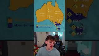Kangaroo VS People Population in Australia