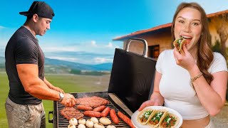 LES COCINE TACOS A MI FAMILIA GRINGA… LES GUSTARÁN? ||JC AND SONDRA