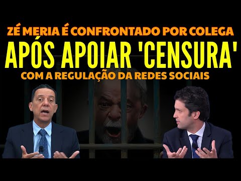 Zé Maria É CONFRONTADO POR COLEGA após "APOIAR CENSURA" ao defender REGULAÇÃO DAS REDES SOCIAIS