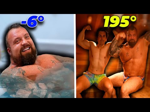 Eddie Hall Will Tennyson Do Hot and Cold Therapy