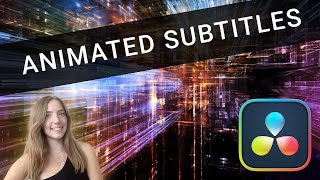 Animated Subtitles in DaVinci Resolve