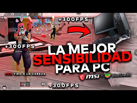 La MEJOR SENSIBILIDAD para PC con + 300FPS 🖥️🔥 BLUESTACKS & MSI - FREE FIRE 2025 ✅
