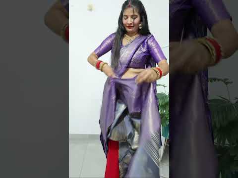 Banarasi saree tutorial #saree #drape #sareedraping #rekhamishra 