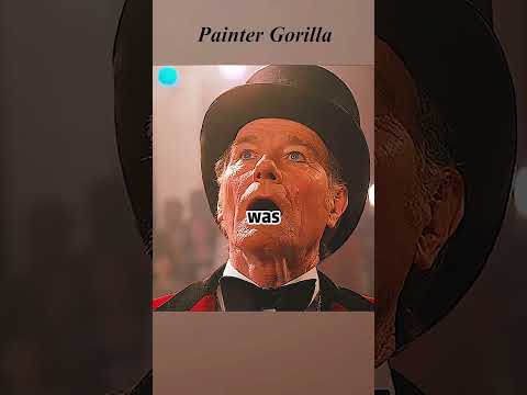 Gorilla has a natural talent for painting. #fantasy #movieclips