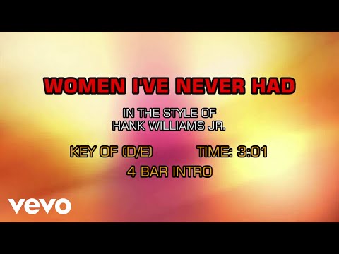 Hank Williams Jr. – Women I’ve Never Had (Karaoke)