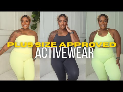 MY FAVORITE ACTIVEWEAR TRY ON HAUL-the plus size gym onesie you need! Testing activewear in the gym!