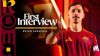 ✍️ BENVENUTO BRYAN! | La prima intervista di Zaragoza in giallorosso 🎙️