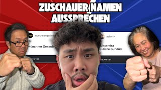 ZUSCHAUER-NAMEN AUSSPRECHEN mit MAMA & PAPA😂😭