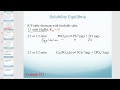 Ksp Expressions and ICE Tables