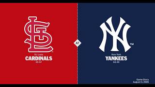 New York Yankees vs St Louis Cardinals Highlights 8/3/26