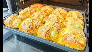 РЕЦЕПТ БОМБА/ТАКИЕ ВКУСНЫЕ БУЛОЧКИ ХОЧЕТСЯ ГОТОВИТЬ КАЖДЫЙ ДЕНЬ/ПРОСТЫЕ ИНГРЕДИЕНТЫ/Как же это Вк...
